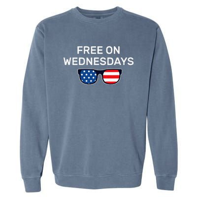 Free On Wednesdays Funny Presidential Debates Garment-Dyed Sweatshirt