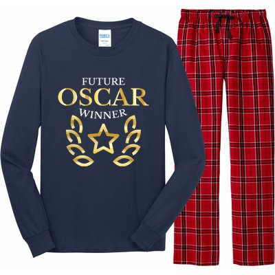 Future Oscar Winner Acting Actors Theatre Funny Gift Long Sleeve Pajama Set