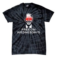 Free On Wednesdays Funny Joe Biden Tie-Dye T-Shirt