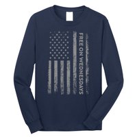 Free On Wednesdays Funny Joe Biden Long Sleeve Shirt