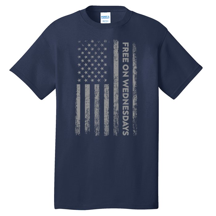 Free On Wednesdays Funny Joe Biden Tall T-Shirt