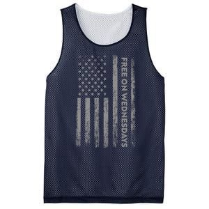 Free On Wednesdays Funny Joe Biden Mesh Reversible Basketball Jersey Tank