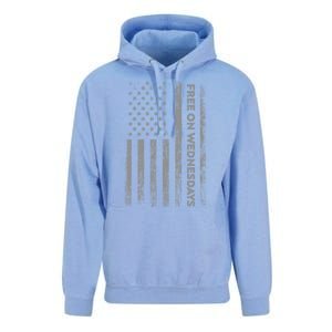 Free On Wednesdays Funny Joe Biden Unisex Surf Hoodie