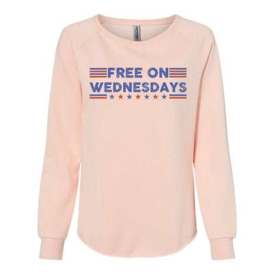 Free On Wednesdays Biden Campaign Womens California Wash Sweatshirt