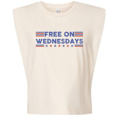 Free On Wednesdays Biden Campaign Garment-Dyed Women's Muscle Tee