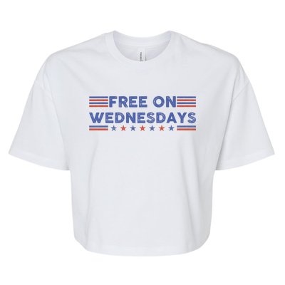 Free On Wednesdays Biden Campaign Bella+Canvas Jersey Crop Tee