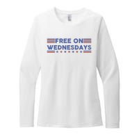 Free On Wednesdays Biden Campaign Womens CVC Long Sleeve Shirt