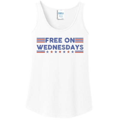 Free On Wednesdays Biden Campaign Ladies Essential Tank