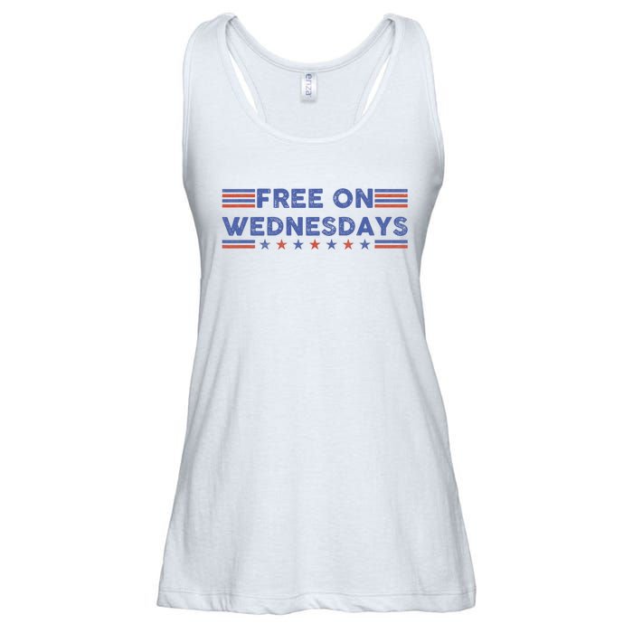 Free On Wednesdays Biden Campaign Ladies Essential Flowy Tank