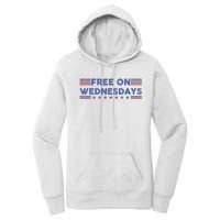 Free On Wednesdays Biden Campaign Women's Pullover Hoodie