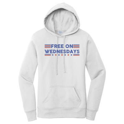 Free On Wednesdays Biden Campaign Women's Pullover Hoodie