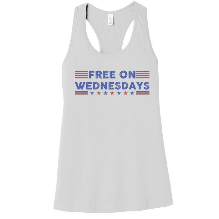 Free On Wednesdays Biden Campaign Women's Racerback Tank