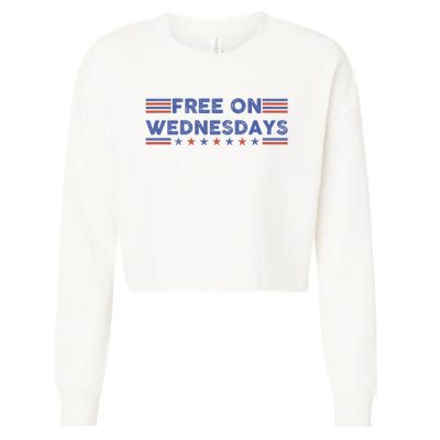 Free On Wednesdays Biden Campaign Cropped Pullover Crew