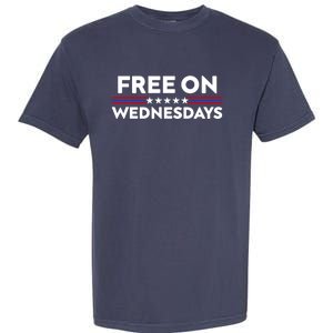 Free On Wednesdays Funny Joe Biden Garment-Dyed Heavyweight T-Shirt