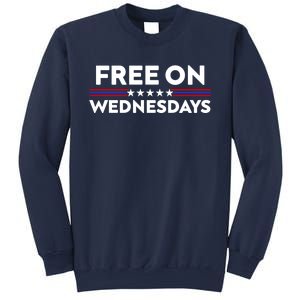 Free On Wednesdays Funny Joe Biden Sweatshirt