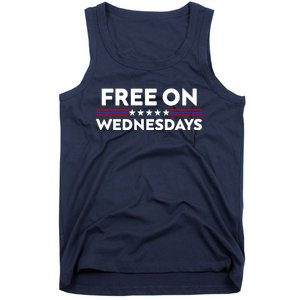 Free On Wednesdays Funny Joe Biden Tank Top