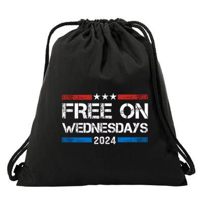 Free On Wednesdays Funny Biden Saying Drawstring Bag