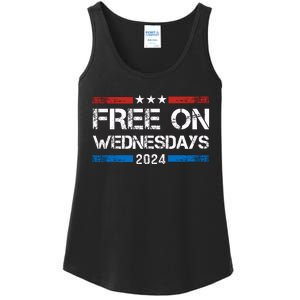 Free On Wednesdays Funny Biden Saying Ladies Essential Tank