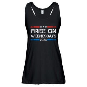 Free On Wednesdays Funny Biden Saying Ladies Essential Flowy Tank