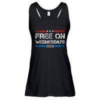 Free On Wednesdays Funny Biden Saying Ladies Essential Flowy Tank