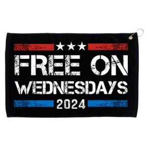 Free On Wednesdays Funny Biden Saying Grommeted Golf Towel