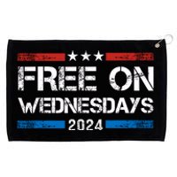 Free On Wednesdays Funny Biden Saying Grommeted Golf Towel