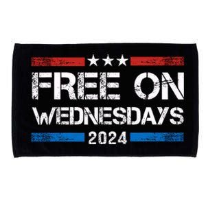 Free On Wednesdays Funny Biden Saying Microfiber Hand Towel