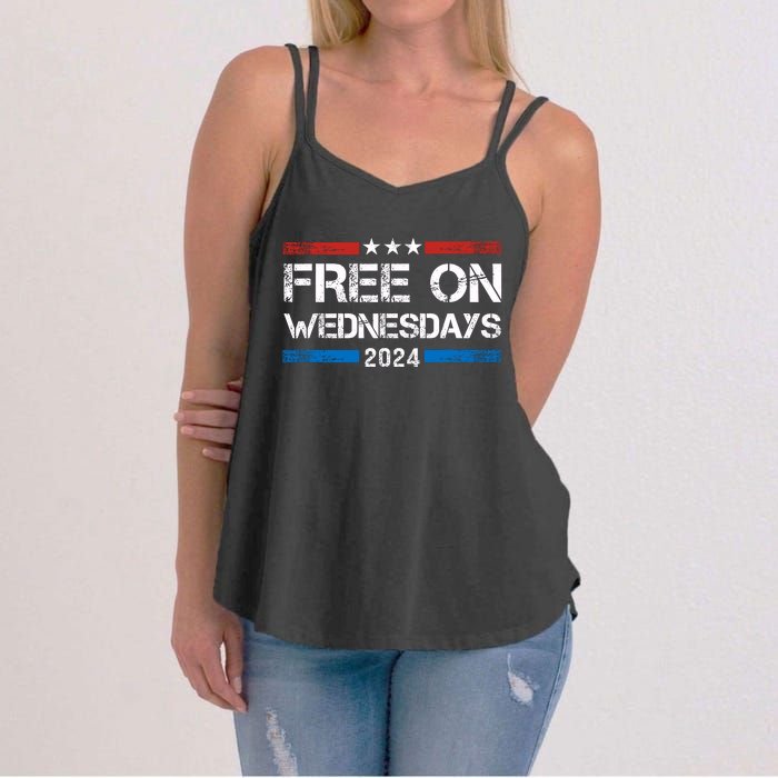 Free On Wednesdays Funny Biden Saying Women's Strappy Tank