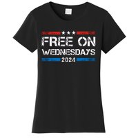 Free On Wednesdays Funny Biden Saying Women's T-Shirt