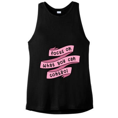 Focus On What You Can Control Ladies PosiCharge Tri-Blend Wicking Tank