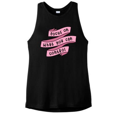 Focus On What You Can Control Ladies PosiCharge Tri-Blend Wicking Tank