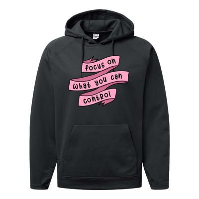 Focus On What You Can Control Performance Fleece Hoodie