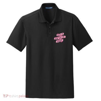 Focus On What You Can Control Dry Zone Grid Polo
