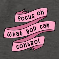 Focus On What You Can Control Vector Backpack