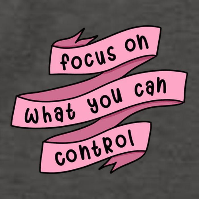 Focus On What You Can Control Vector Backpack