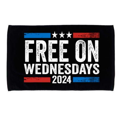 Free On Wednesdays Funny Biden Saying Microfiber Hand Towel