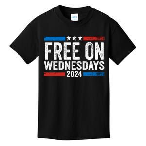 Free On Wednesdays Funny Biden Saying Kids T-Shirt