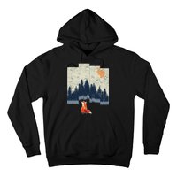 Fox Distorted Forrest  Hoodie