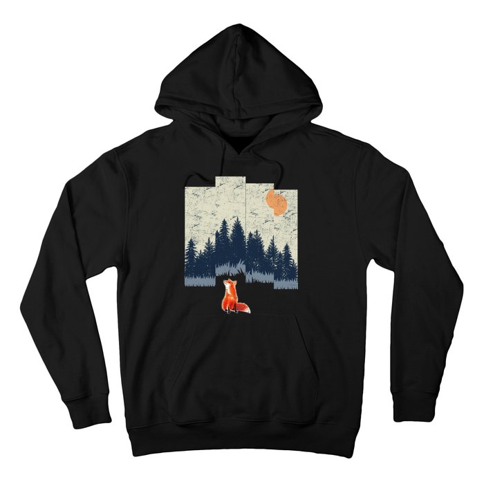 Fox Distorted Forrest  Hoodie