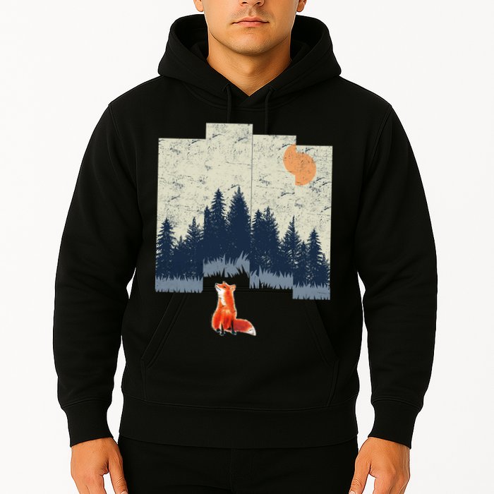 Fox Distorted Forrest  Hoodie