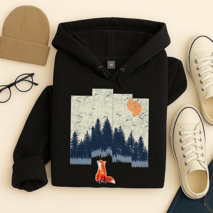 Fox Distorted Forrest  Hoodie