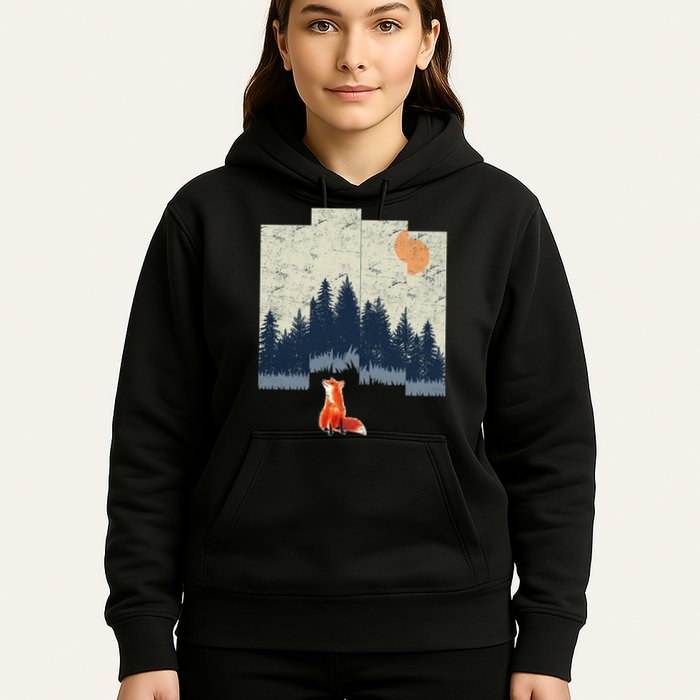 Fox Distorted Forrest  Hoodie