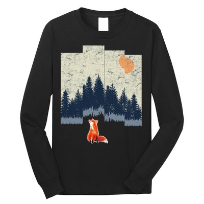 Fox Distorted Forrest  Long Sleeve Shirt