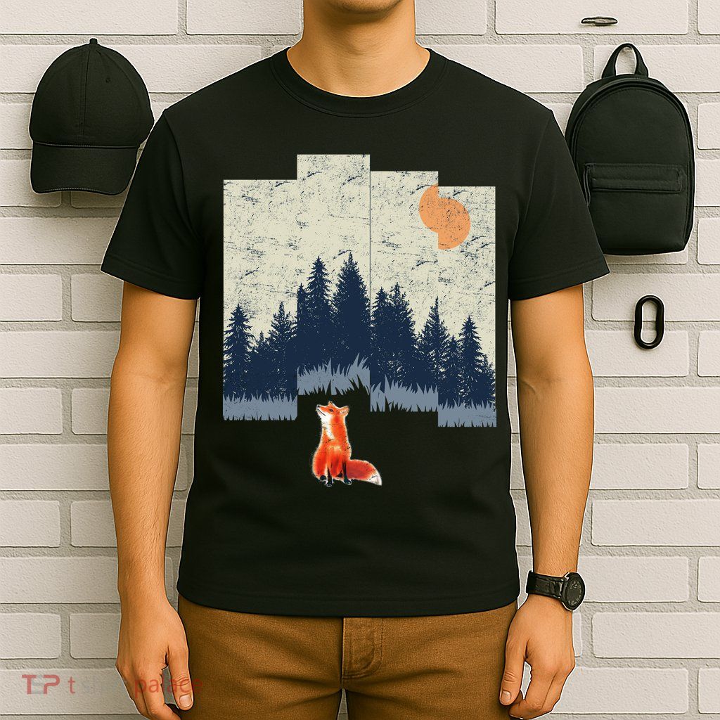 Fox Distorted Forrest  T-Shirt