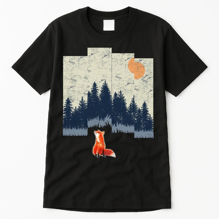 Fox Distorted Forrest  Tall T-Shirt