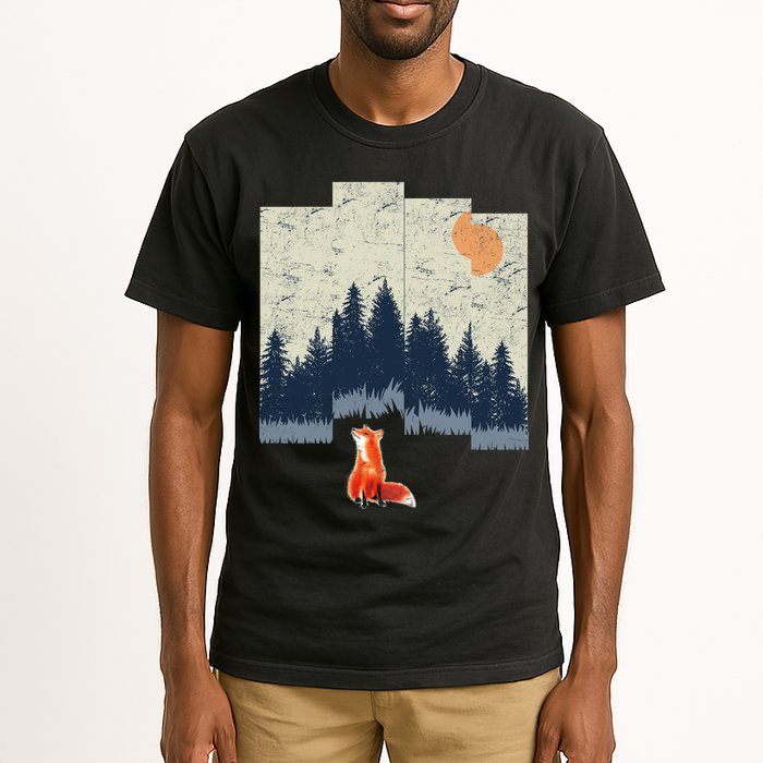 Fox Distorted Forrest  Tall T-Shirt