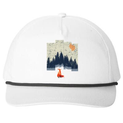 Fox Distorted Forrest  Snapback Five-Panel Rope Hat