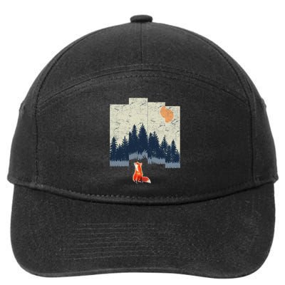 Fox Distorted Forrest  7-Panel Snapback Hat
