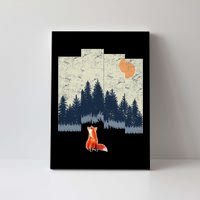 Fox Distorted Forrest  Canvas