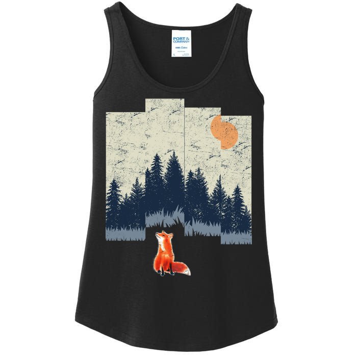 Fox Distorted Forrest  Ladies Essential Tank